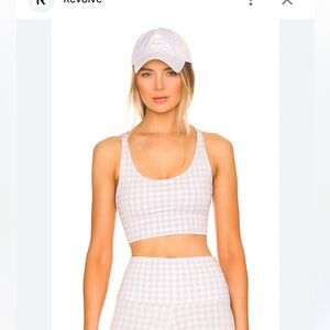 NWOT Cream Gingham Onzie Sports Bra